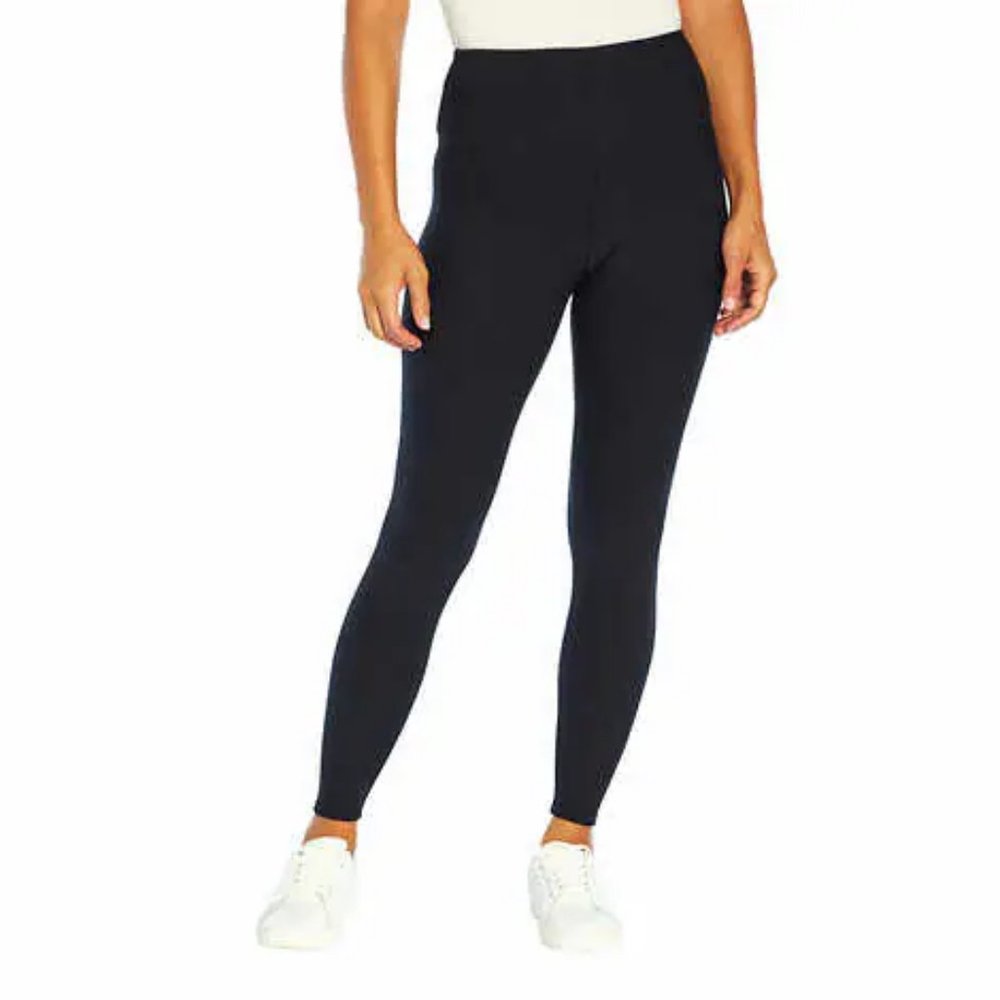 NWT Orvis Ladies' High-rise, Full Length Fleece Lined Cozy Legging Black Small